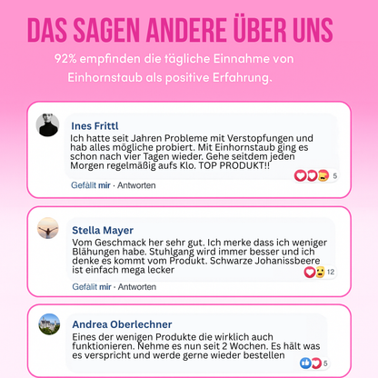 Einhornstaub | 1 + 1 Gratis Aktion